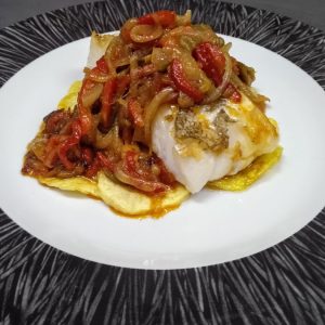 Bacalao con verduras